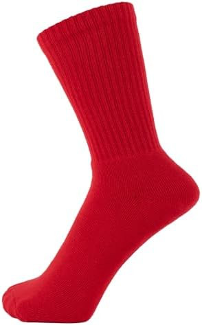 ZAKIRA Finest Combed Cotton Terry Lined Athletic Sports Crew Socks for Men, Women | Amazon (US)
