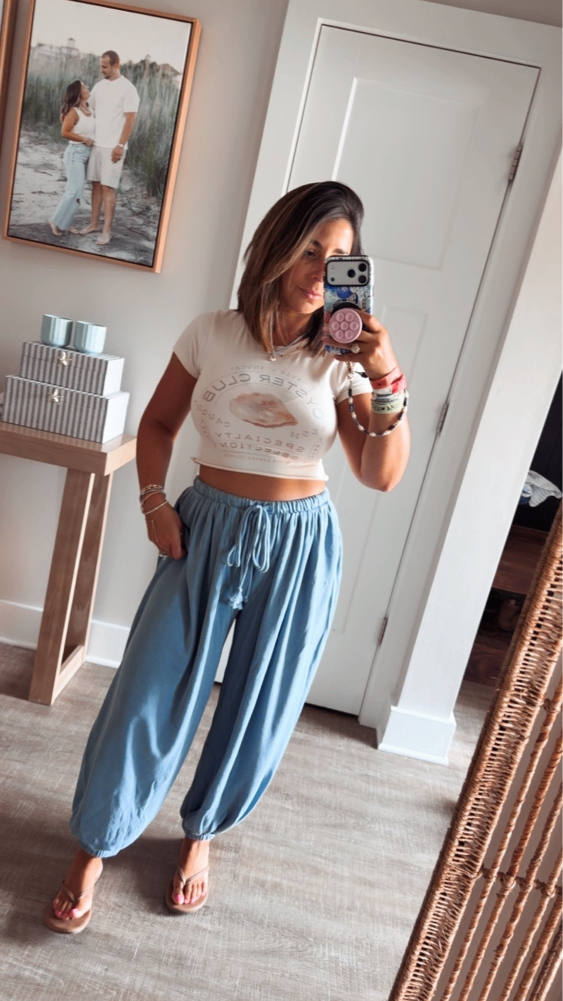 The most comfortable free people pants ever! Size small in pants & extra small in top

#LTKootd #LTKPetite #LTKSaleAlert