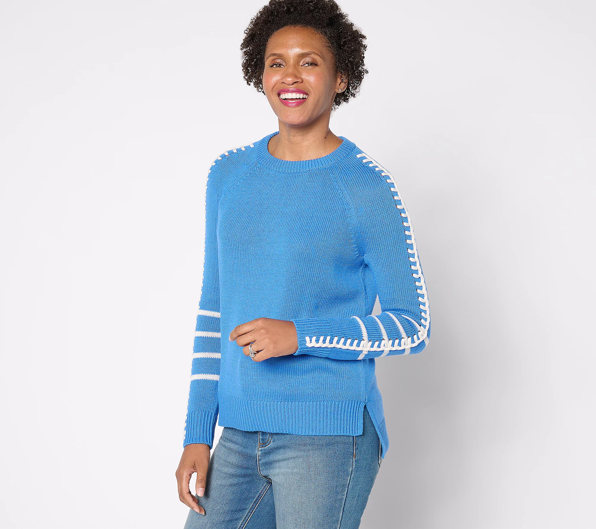 As Is Nic+Zoe Dashing Down Sweater | QVC