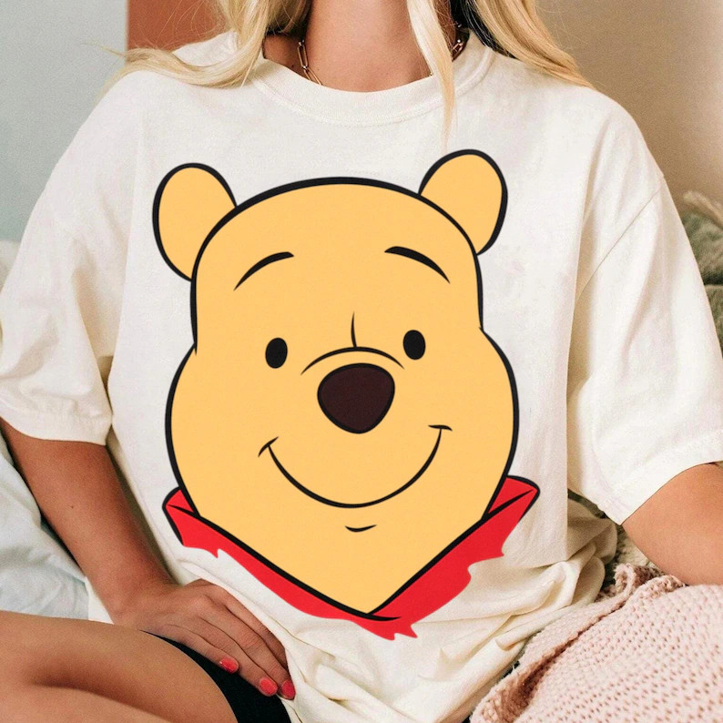 Pooh Big Face Comfort Colors Shirt, Winnie The Pooh, Pooh Bear Tee, Shirt 2026 | Etsy (Global)