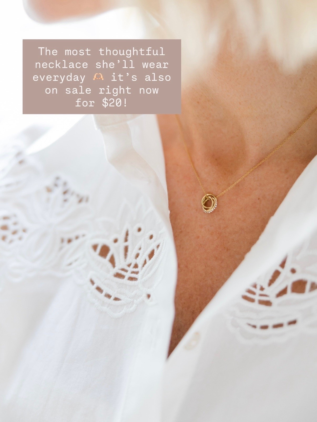 Grab this necklace while it’s on sale 💕 such a great Mother’s Day gift!

Loverly Grey, Mother’s Day gift ideas, tiny tags, dainty gold necklace

#LTKMothersDay