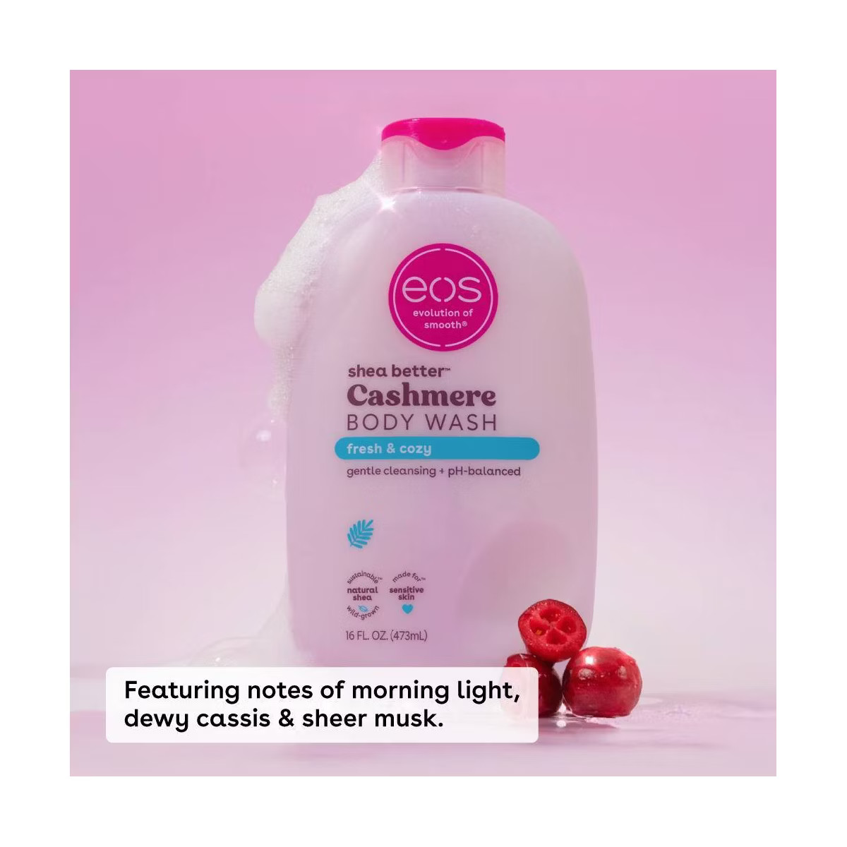 eos Shea Better Cashmere Body Wash - Fresh & Cozy - 16 fl oz | Target