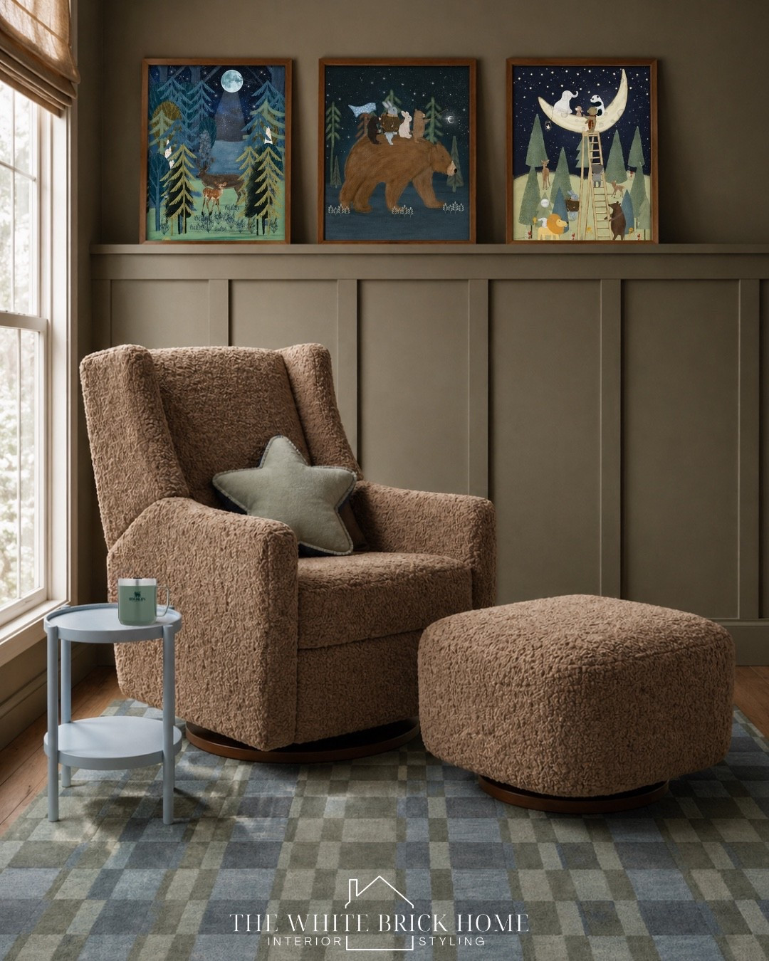 A cozy, design forward nook where plush comfort meets playful charm - perfect for slow mornings and storytime magic. 

Nursery, nursery decor, nursery design, nursery glider, nursery rocker, nursery ideas, area rug, nursery rug, nursery furniture, nursery glider, nursery decor, nursery wall art, wall art, Etsy nursery wall art, woodland nursery, modern woodland nursery, nursery ideas, nursery decor ideas, boys room, gender neutral woodland nursery, wayfair, Etsy, pottery barn baby 

#LTKSaleAlert #LTKBaby #LTKBump