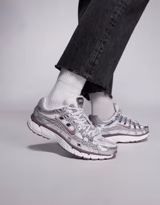 Nike P-6000 unisex trainers in grey and purple | ASOS (Global)