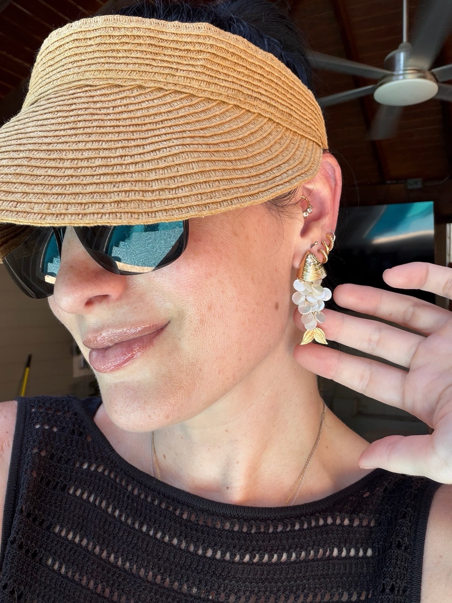 I love these little fish scale earrings! They come in 3 colors and are 25% off along with everything sitewide!

#LTKSeasonal #LTKSaleAlert