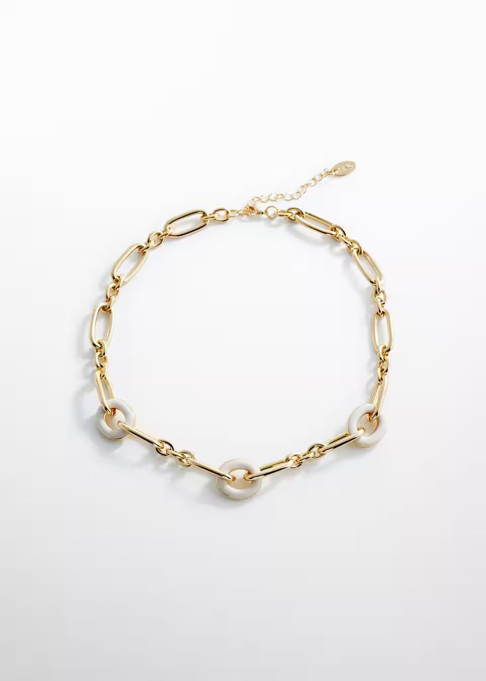 Combined hoops necklace -  Women | Mango USA | MANGO (US)