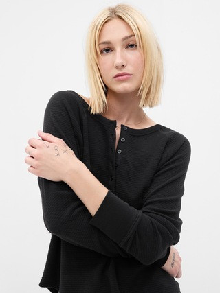 Waffle Henley T-Shirt | Gap (US)