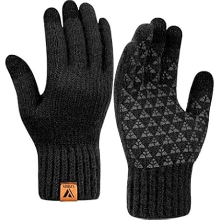 FZ FANTASTIC ZONE Womens Winter Touchscreen Gloves for Cold Weather, Chenille Warm Knit Gloves | Amazon (US)