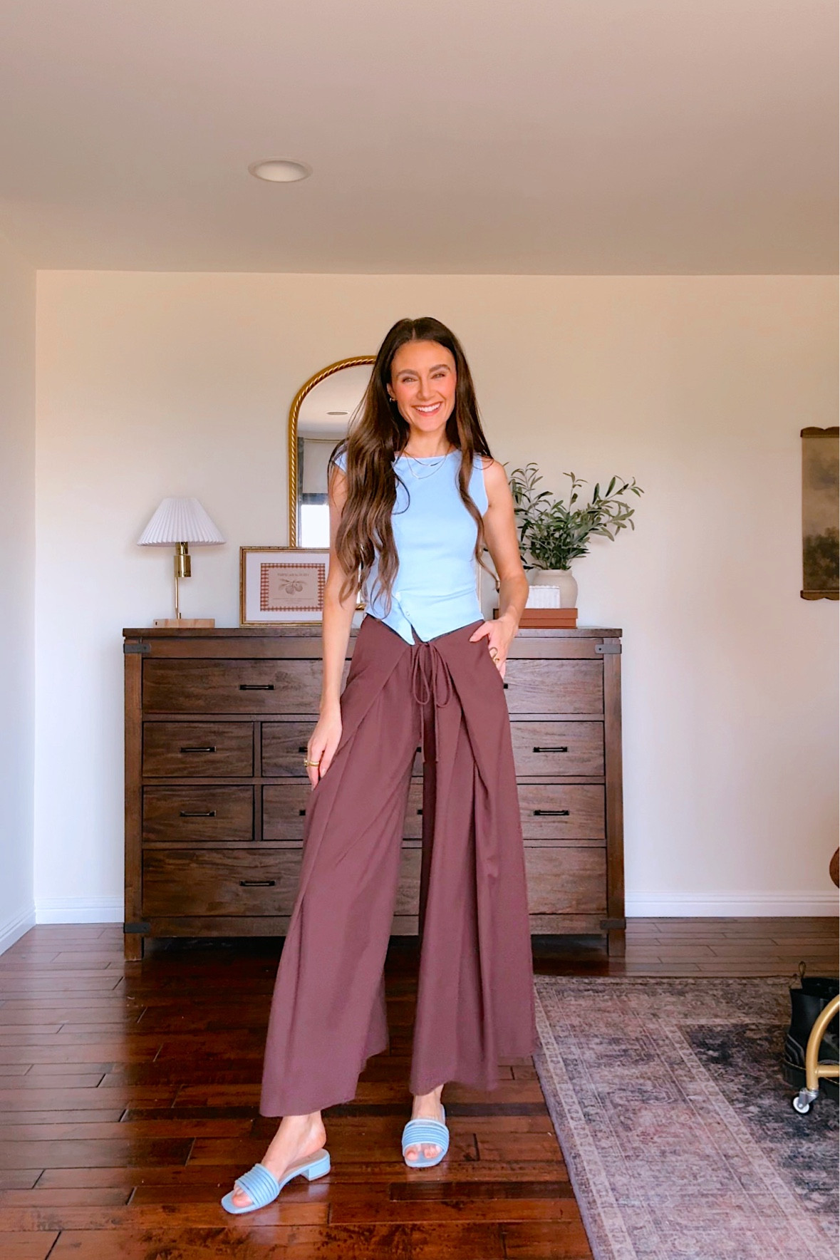 Teacher OOTD!
Wearing an extra small in both the pants and the top! 
￼

#LTKTall #LTKWorkwear #LTKootd