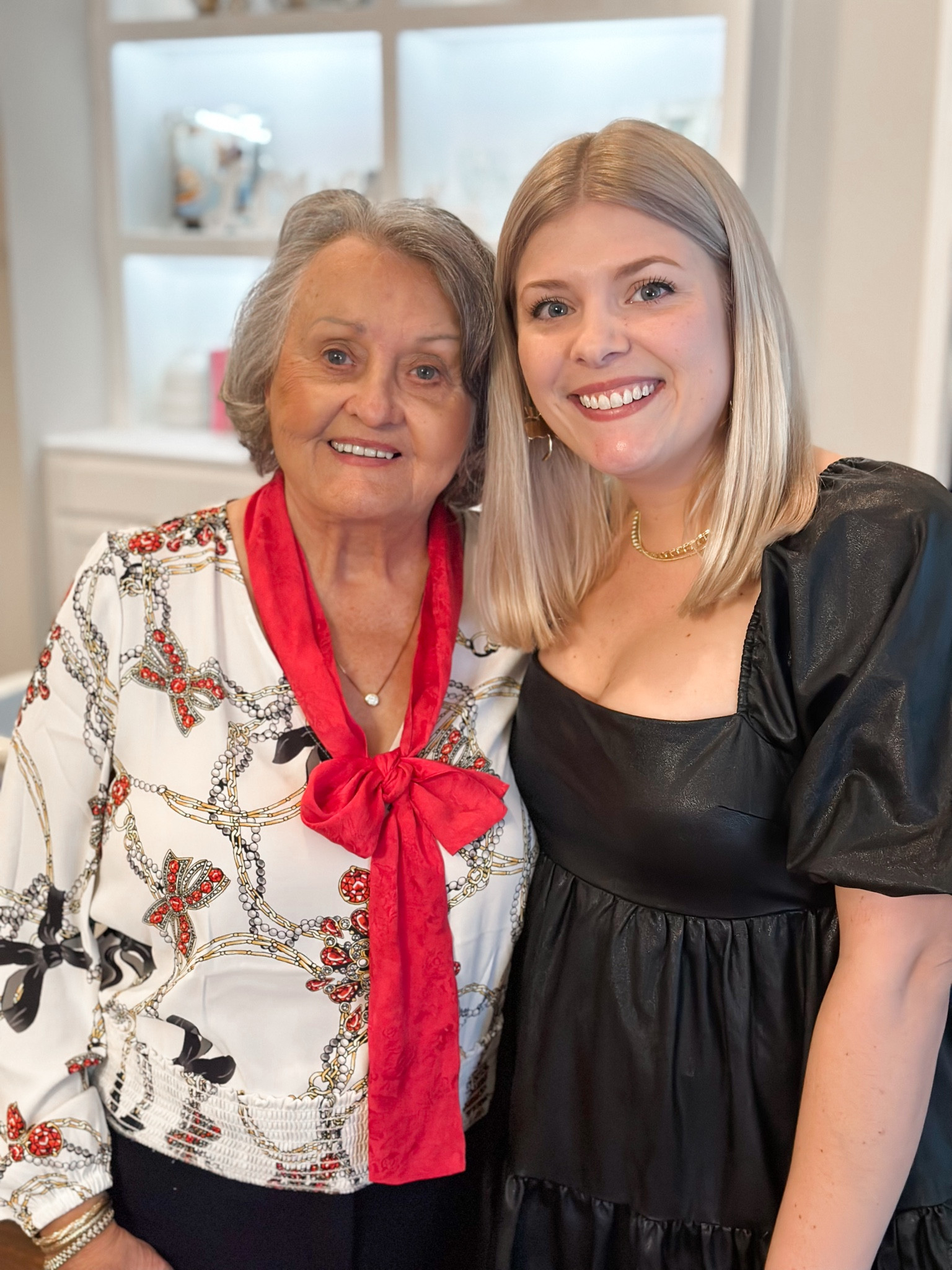 Style Tip: Faux Leather paired with gold accessories ✨ I especially love this thick wave chain necklace I have on here from #RentTheRunway

#LTKstyletip #LTKHoliday #LTKSeasonal