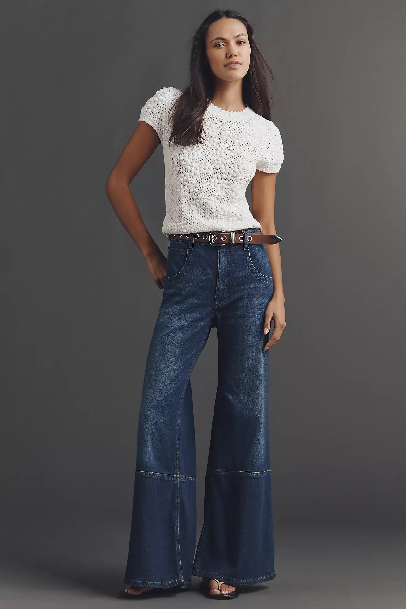 Pilcro High-Rise Flare Jeans | Anthropologie (US)
