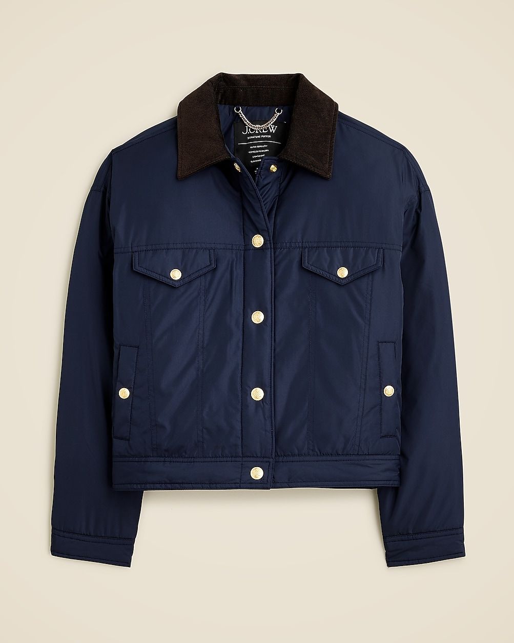 Puffer trucker jacket | J. Crew US