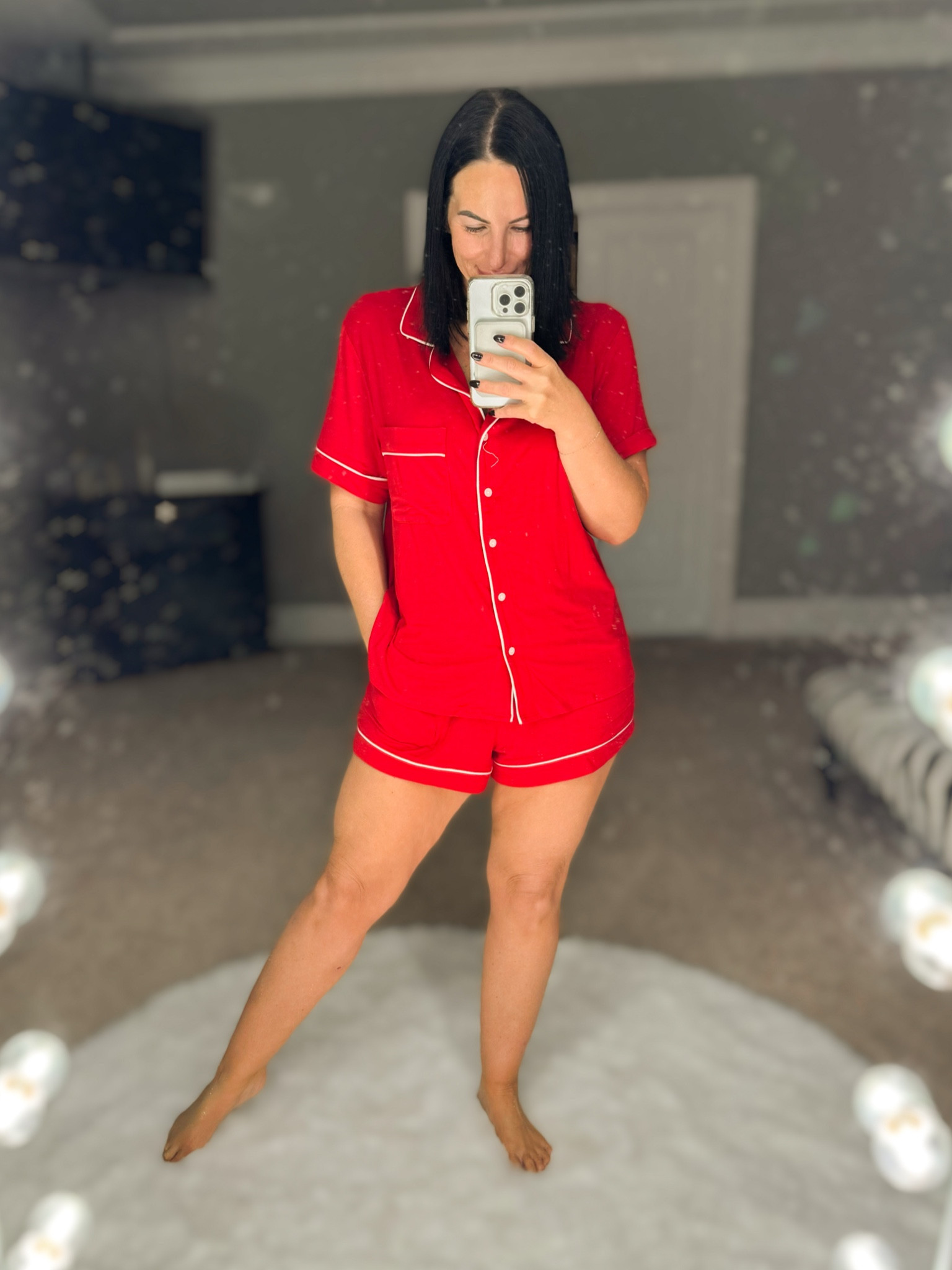 It’s TIME…for holiday pjs that is! 🎄🎅🏼 My favorite brand has several new holiday prints and colors available. Wearing a medium. 

#LTKSeasonal #LTKHoliday #LTKGiftGuide