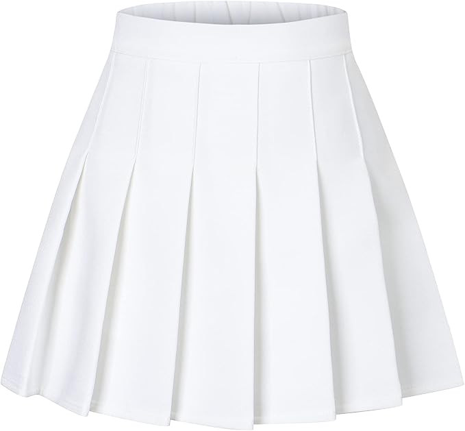SANGTREE Toddler Kids Pleated High Elastic School Uniform Casual Skirts for Girls | Amazon (US)
