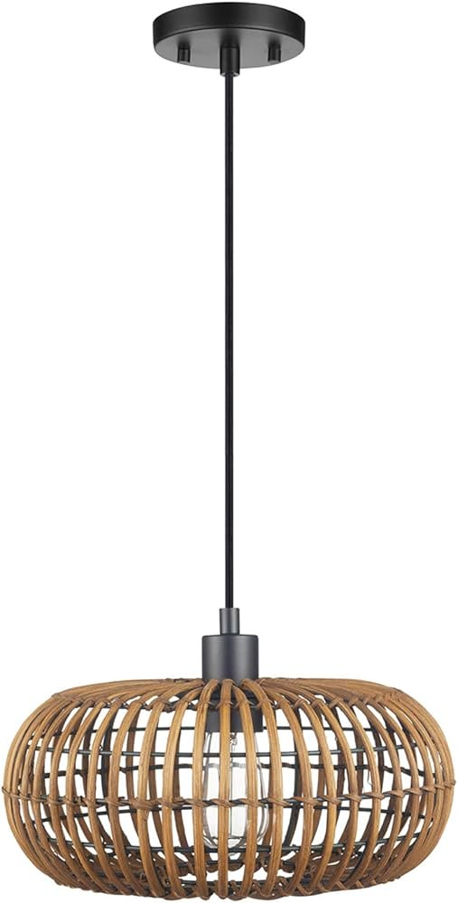 Globe Electric 61063 Trancoso Pendant Lighting, Rattan | Amazon (CA)