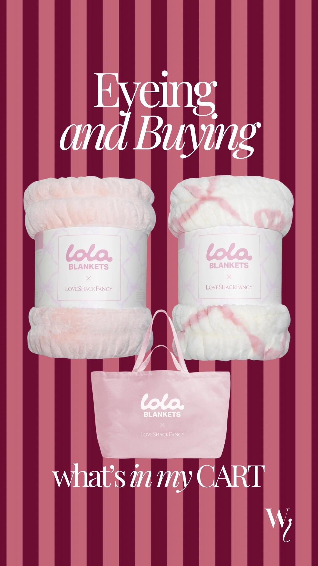 this collab is darling! @LoveShackFancy the best blankets ever!
