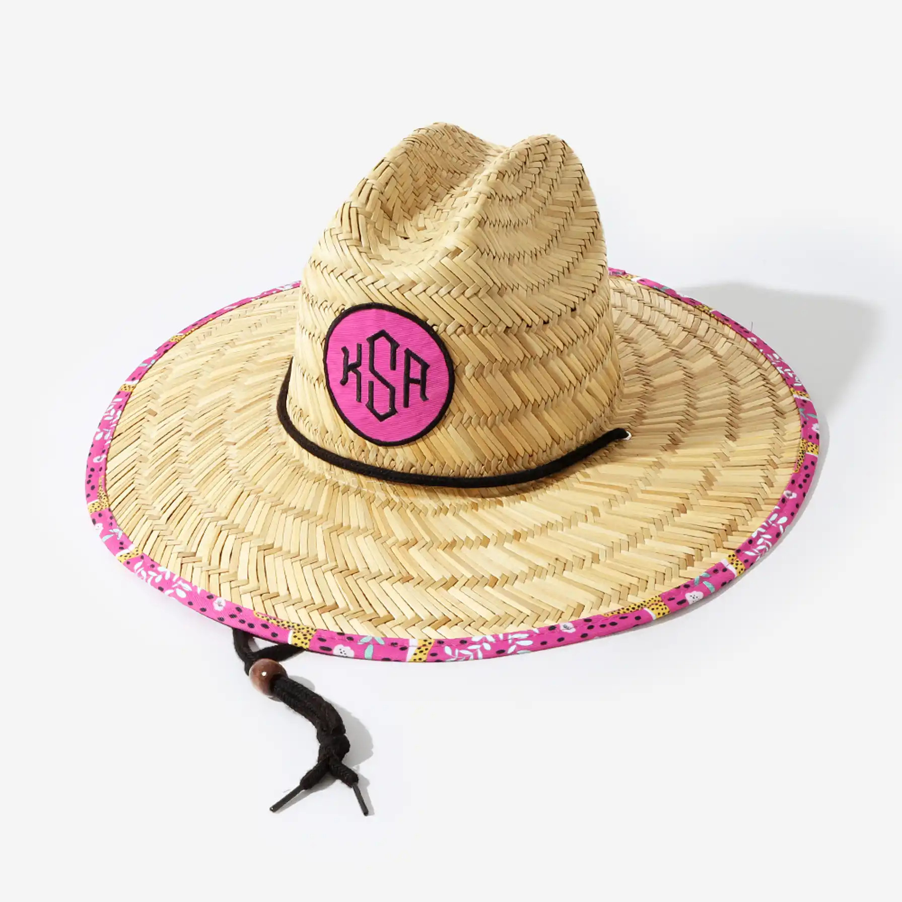 Monogrammed Straw Hat | Marleylilly