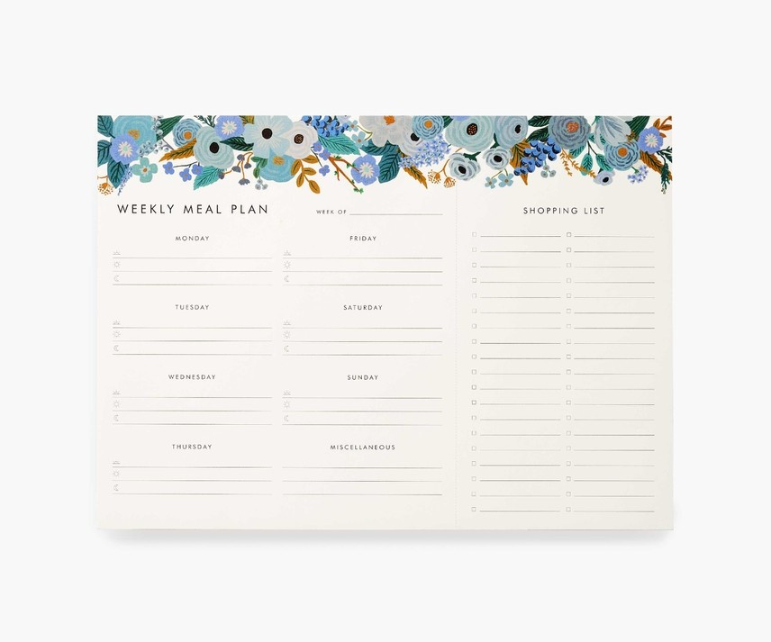 Weekly Meal Planner | Rifle Paper Co.