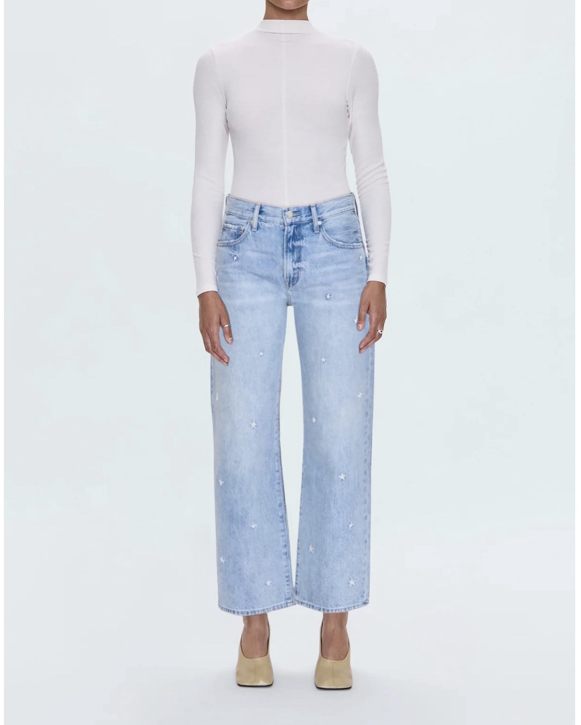 LEXI MID RISE BOWED STRAIGHT - STELLAR

#LTKMidsize #LTKootd #LTKPetite