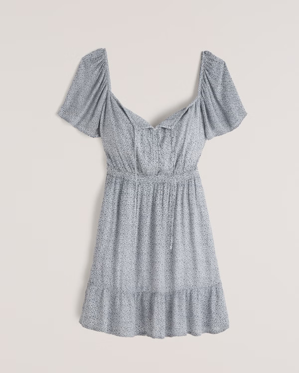 Easy Waist Mini Dress | Abercrombie & Fitch (US)