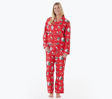 Rudolph® Adult Flannel Pajama Set | Pottery Barn Kids
