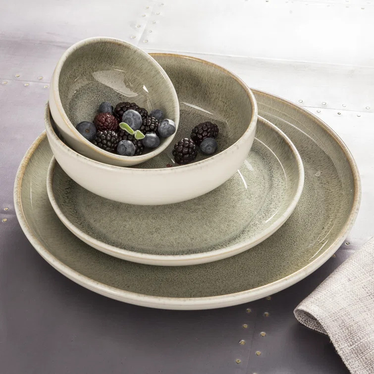 Resona Moss 16 Piece Dinnerware Set, Service for 4 | Wayfair North America