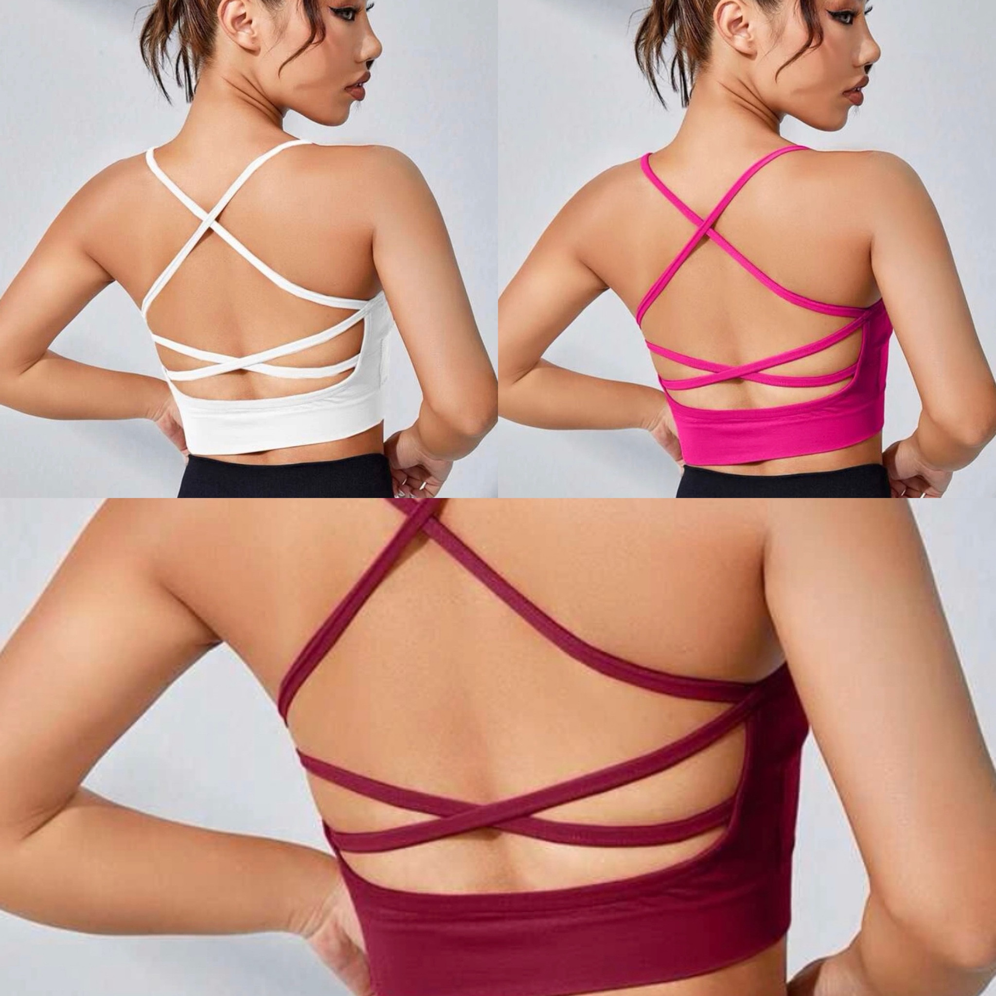 Ribbed Knit Crisscross Back Crop … curated on LTK