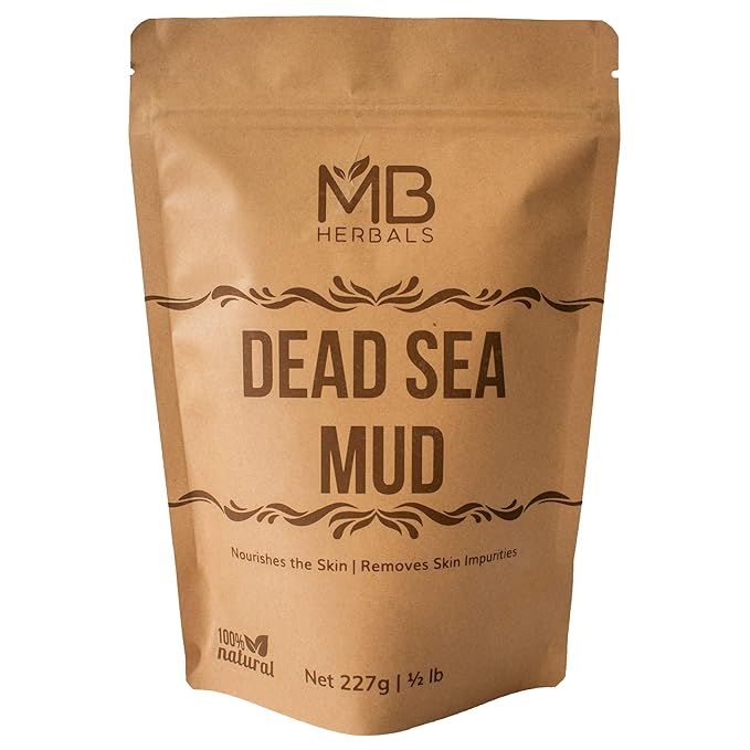 MB Herbals Dead Sea Mud 227 Gram | Half Pound | Nourishes Exfoliates Softens & Detoxify the Skin | D | Amazon (US)