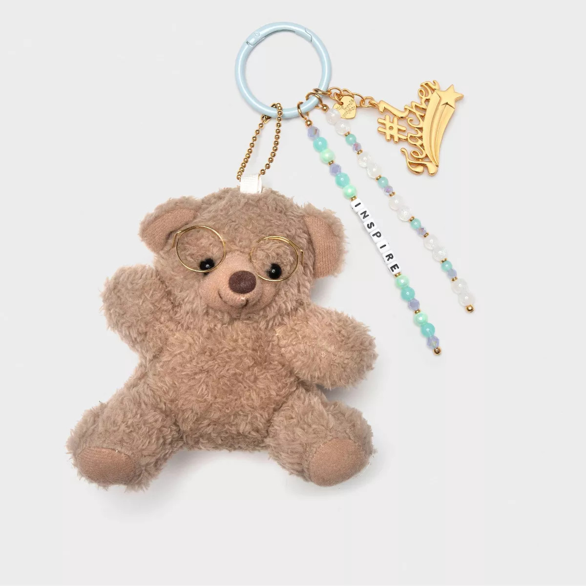 Little Words Project Inspire #1 Teacher Plush Bear Bag Charm | Target