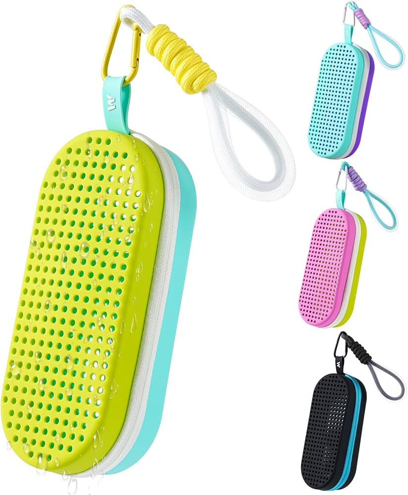 Swim Goggle Case For Swimming Goggles, Silicone Protective Cases with Drain Hole for Goggles | Amazon (US)