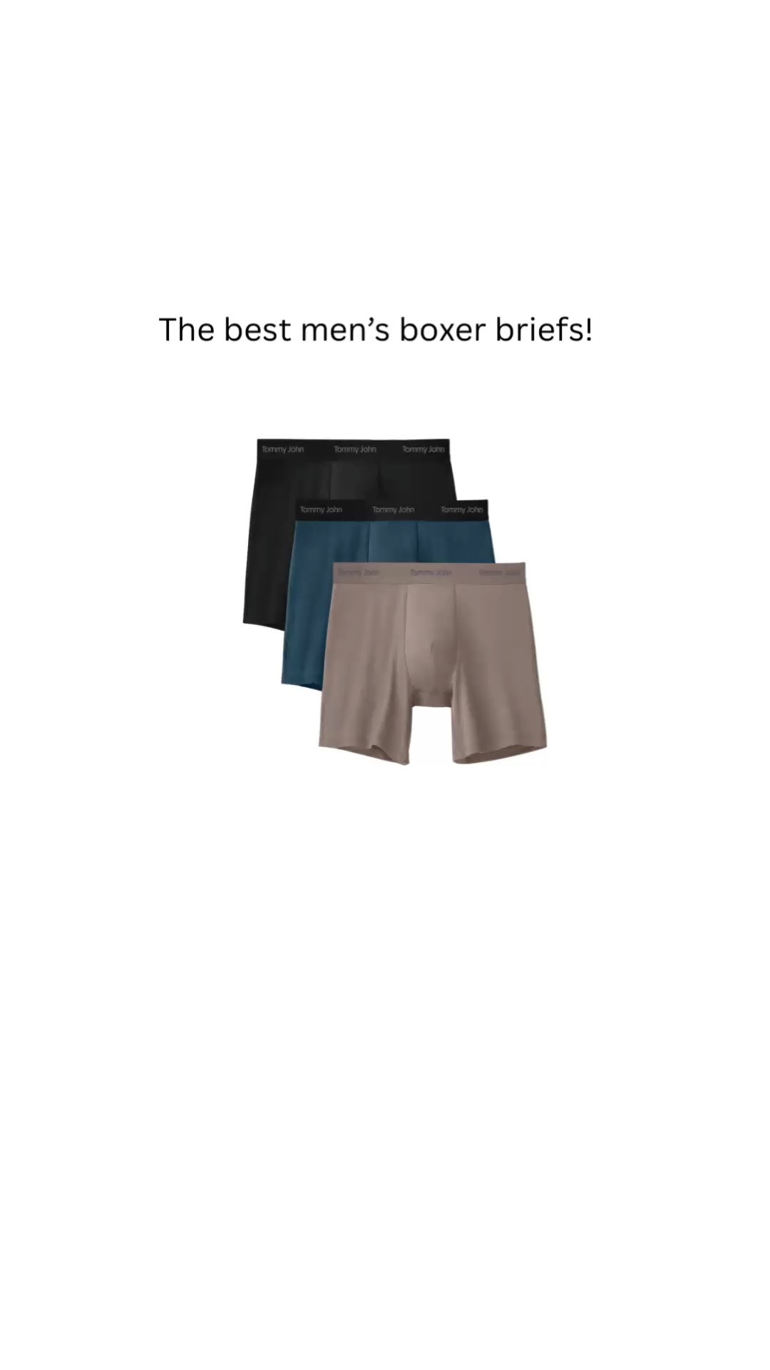 Found 3 packs of Tommy John at kohls for way less than their website! my husband LOVES these boxer briefs 

#LTKHoliday #LTKMens #LTKSaleAlert