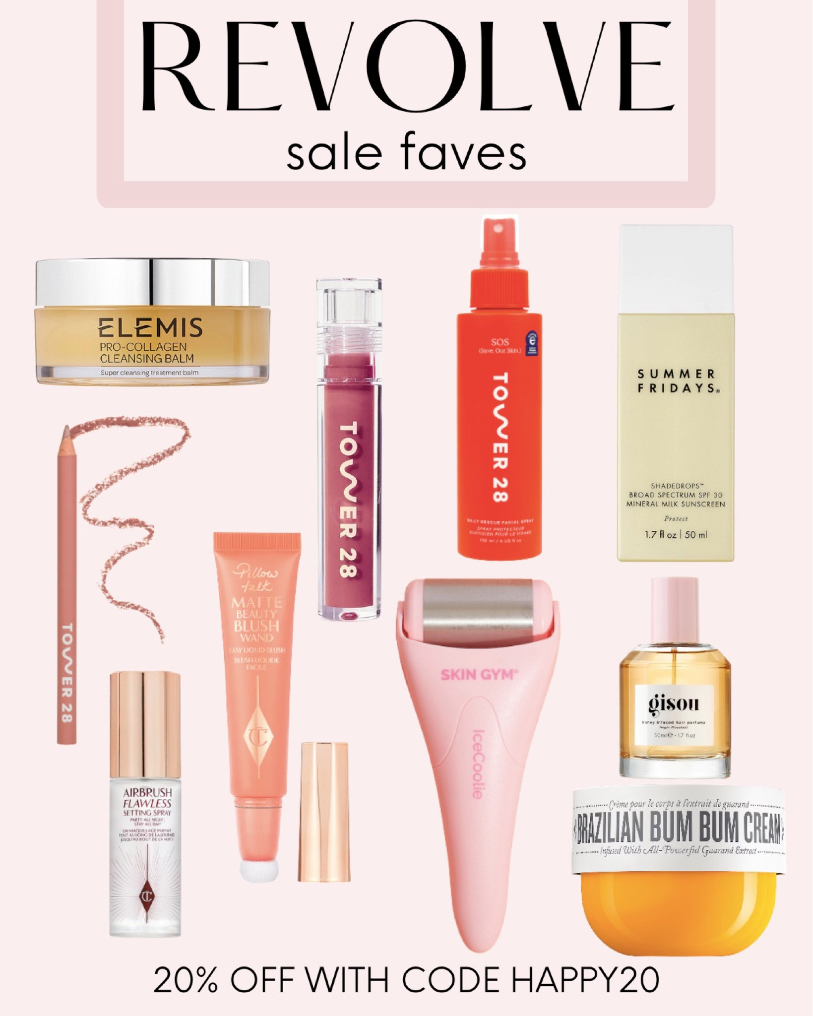 Revolve Sale Faves - Revolve Beauty - Beauty faves - Elemis - Charlotte Tilbury - Ice Roller  

#LTKSeasonal #LTKbeauty #LTKsalealert