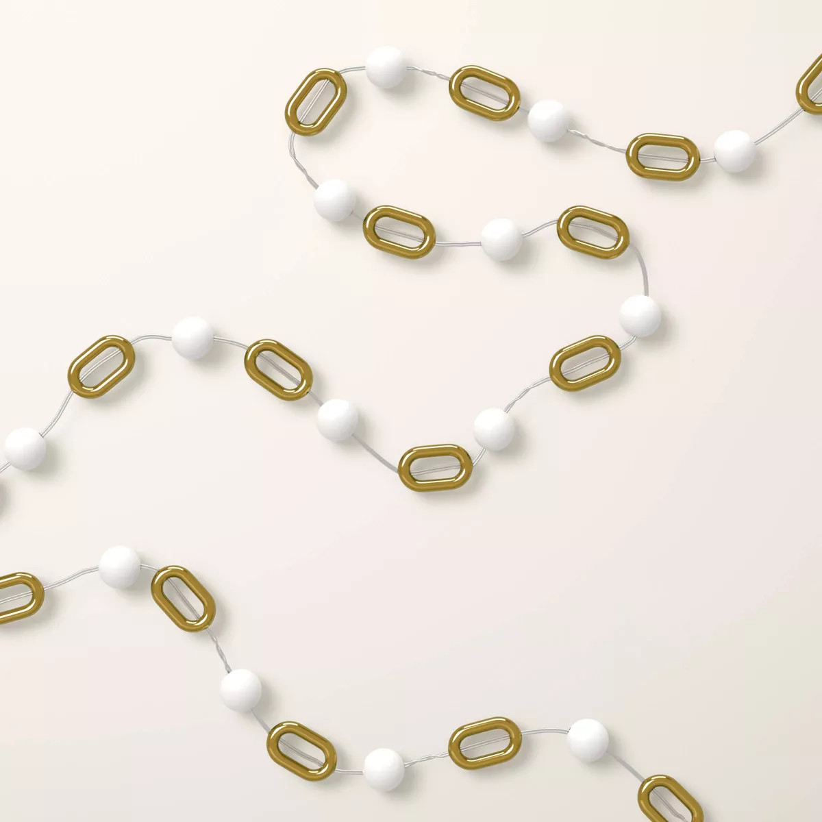 25ct LED Pearl String Lights Cream/Gold - kate spade new york x Target | Target