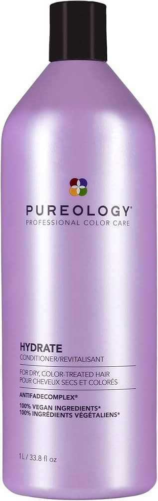 Pureology Hydrate Conditioner - For Dry or Color Treated Hair, Nourishing Conditioner to Restore ... | Amazon (US)