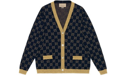 GG cotton lamé cardigan | Gucci (US)