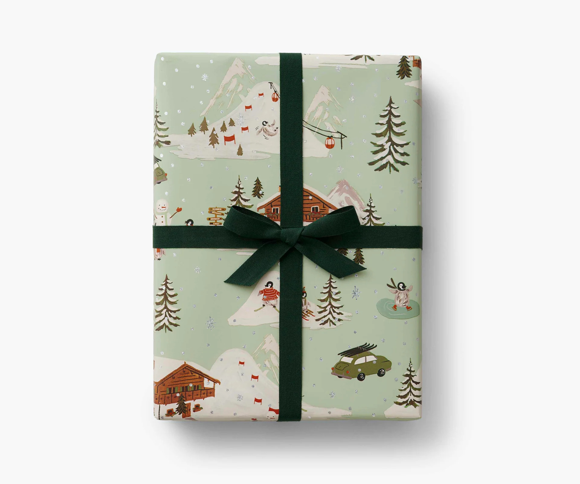Holiday Wrapping Roll - Penguin Village | Rifle Paper Co.