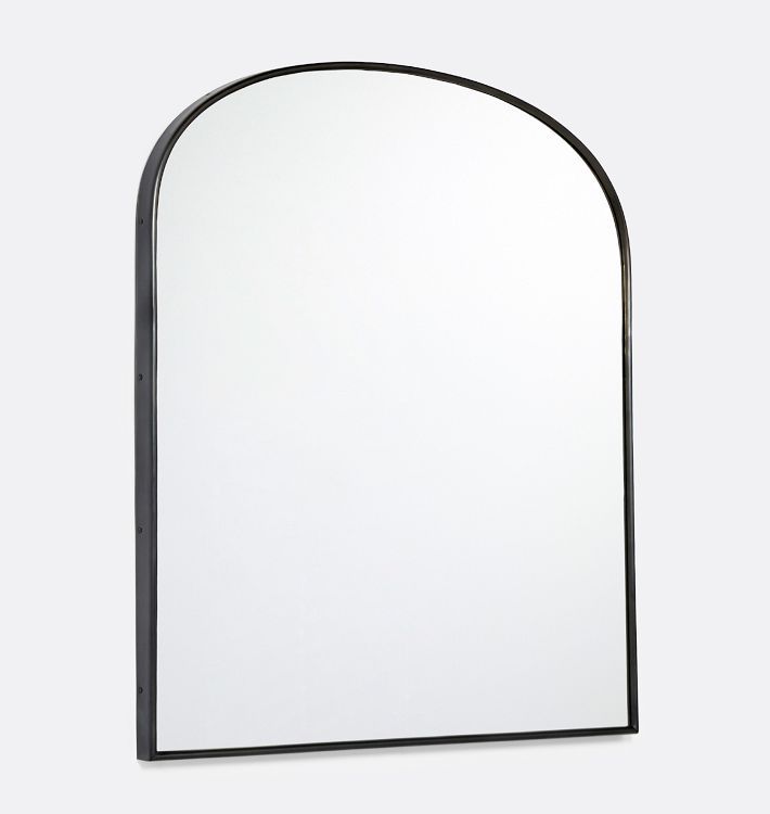 Arched Mantel Metal Framed Mirror | Rejuvenation | Rejuvenation