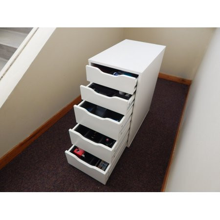 Polar Whale 5 pc Drawer Organizer Set (Compatible with Ikea Alex) Tray Waterproof for Office Home Do | Walmart (US)