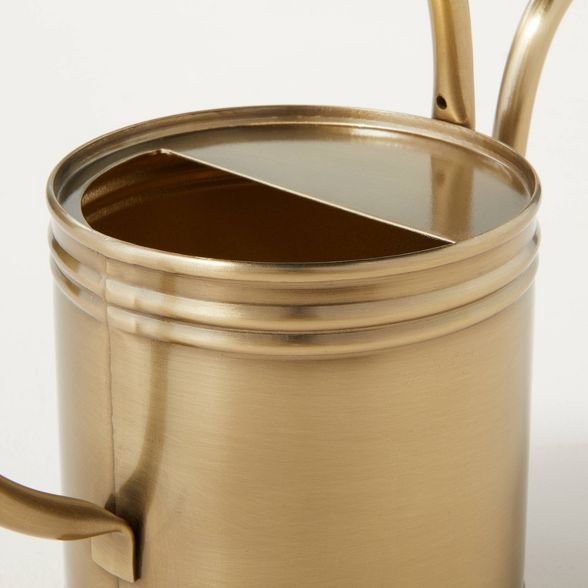 1L Accented Metal Watering Can Brass Finish - Hearth & Hand™ with Magnolia | Target