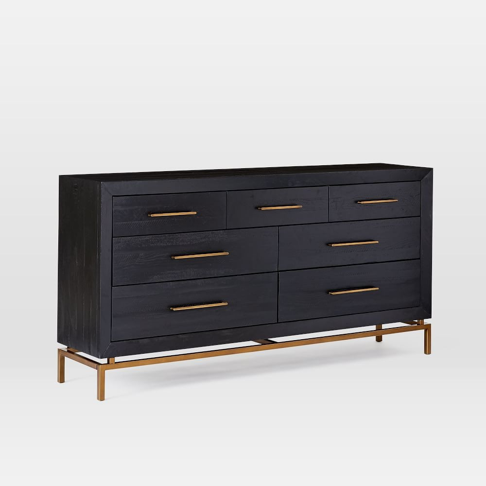 Alexa 7-Drawer Dresser, Black | West Elm (US)