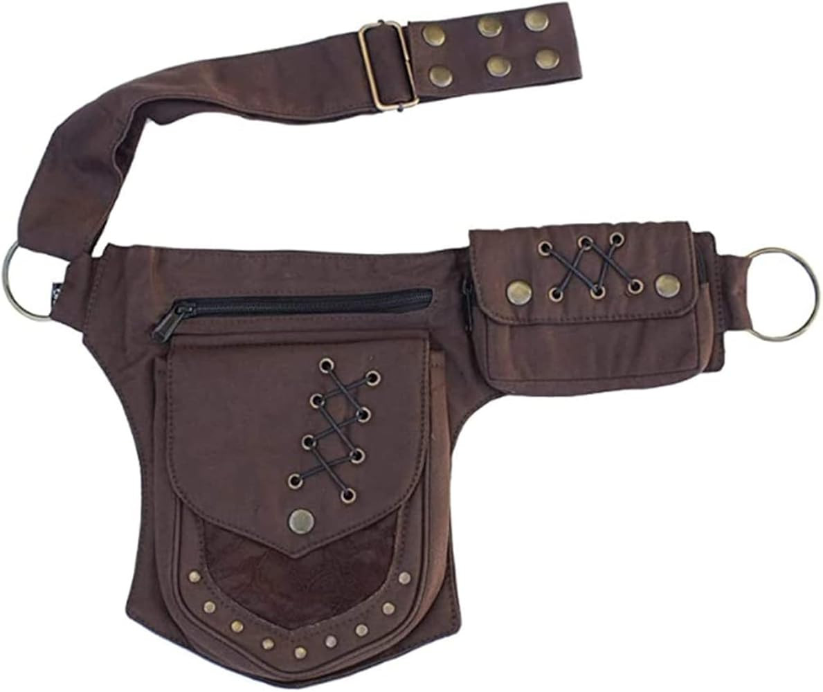 Renaissance Bag Ren Faire Accessories Festival Bag Fanny Pack for Women Thigh Bag for Women Lace ... | Amazon (US)