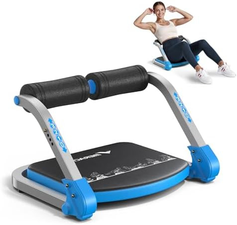 MERACH Ab Machine, Sit Up Exercise Equipment with 3 Adjustable Resistance Levels, Automatic Rebou... | Amazon (US)