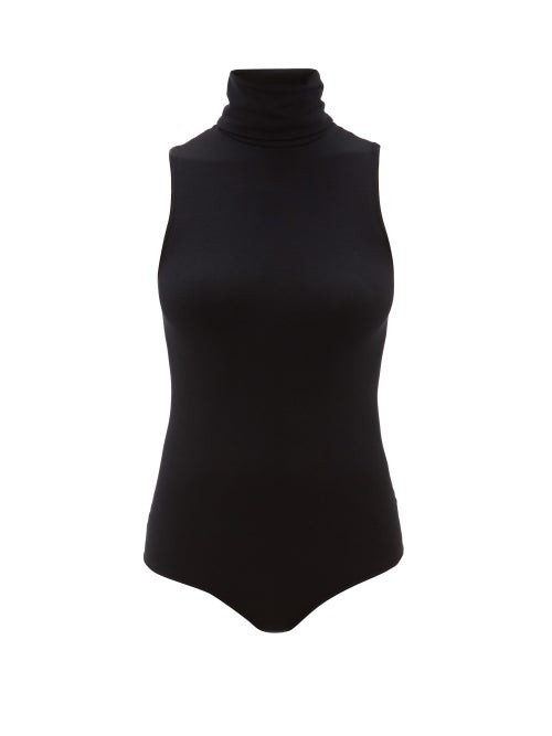 Wolford - High-neck Jersey Bodysuit - Womens - Black | Matches (US)