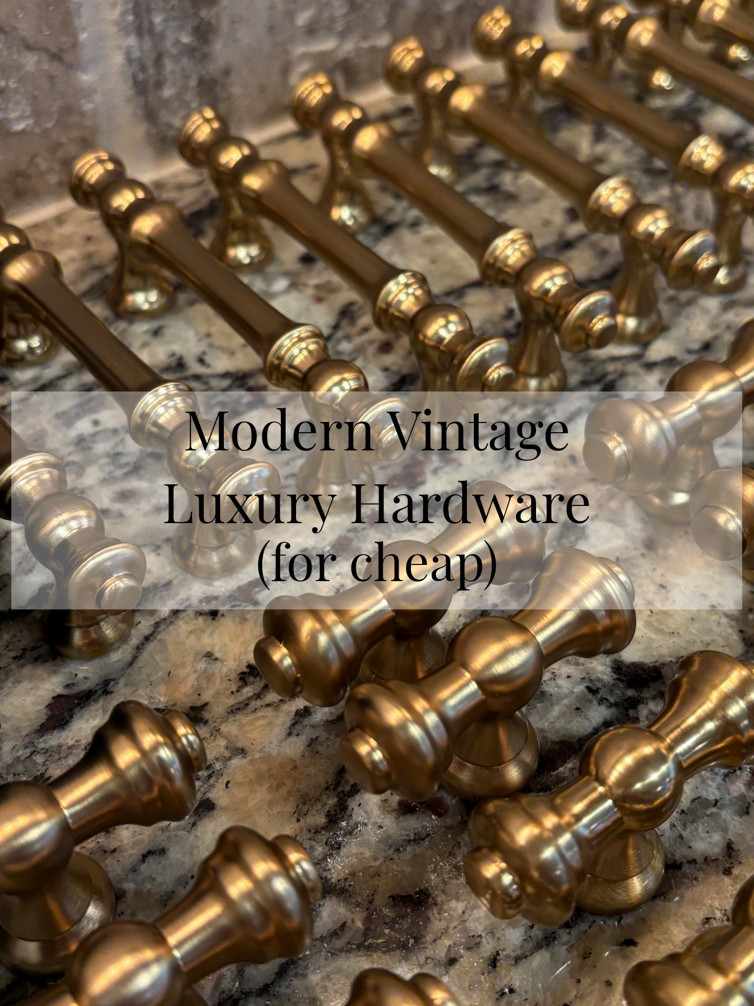 Love the pretty gold accents 