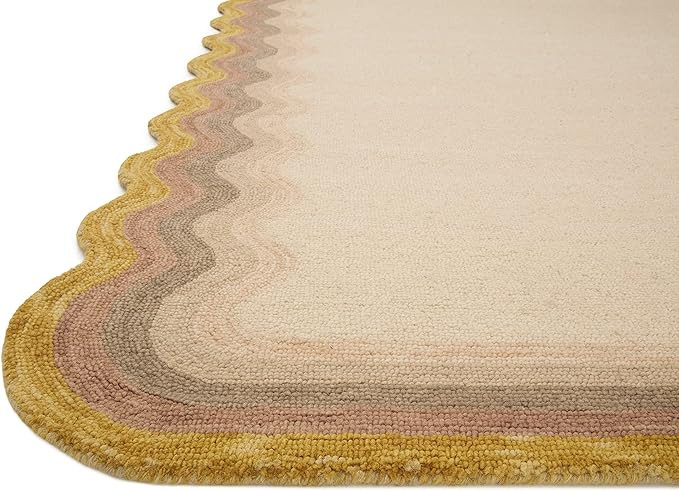 Justina Blakeney x Loloi Buena Onda Collection BUE-01 Ivory/Multi, Contemporary 2'-3" x 3'-9" Acc... | Amazon (CA)