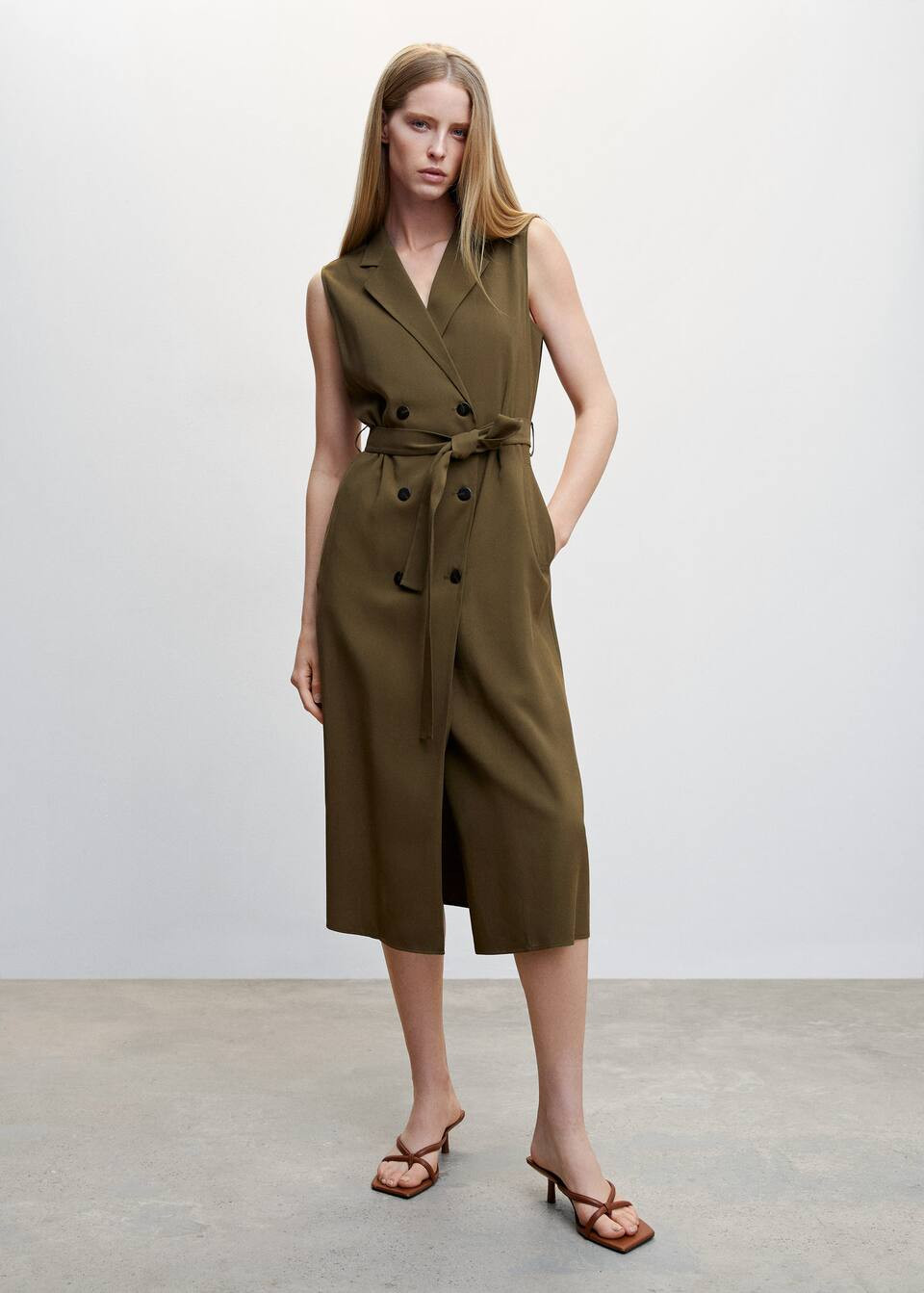 Midi vest dress | MANGO (US)