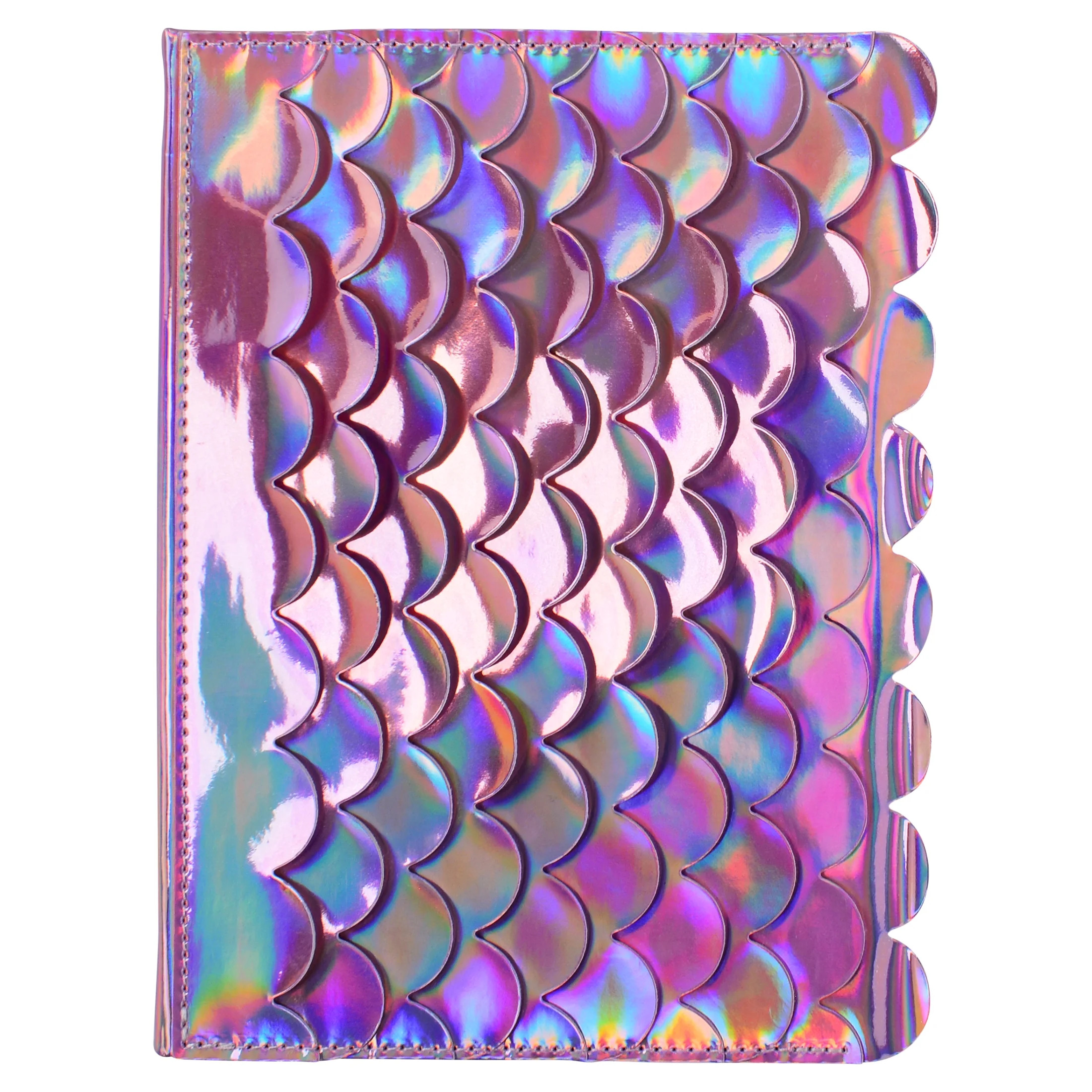 Pen+Gear Mermaid Scale Journal, 200 Lined Paper Page Notebook, Purple PVC Cover - Walmart.com | Walmart (US)