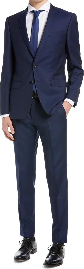 HUGO Trim Fit Micro Pattern Wool Sport Coat | Nordstrom | Nordstrom