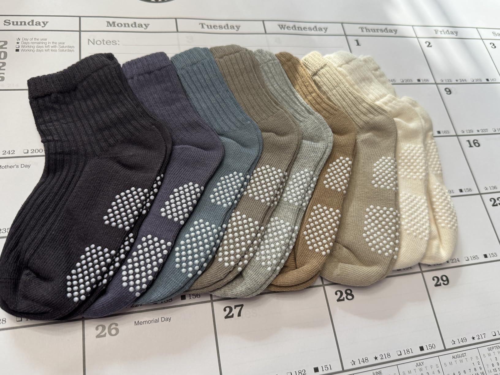 Toddler Grip Socks Non Slip Crew Socks Cute Seamless Cotton Socks for Baby Boys Girls Infants Kid... | Amazon (US)