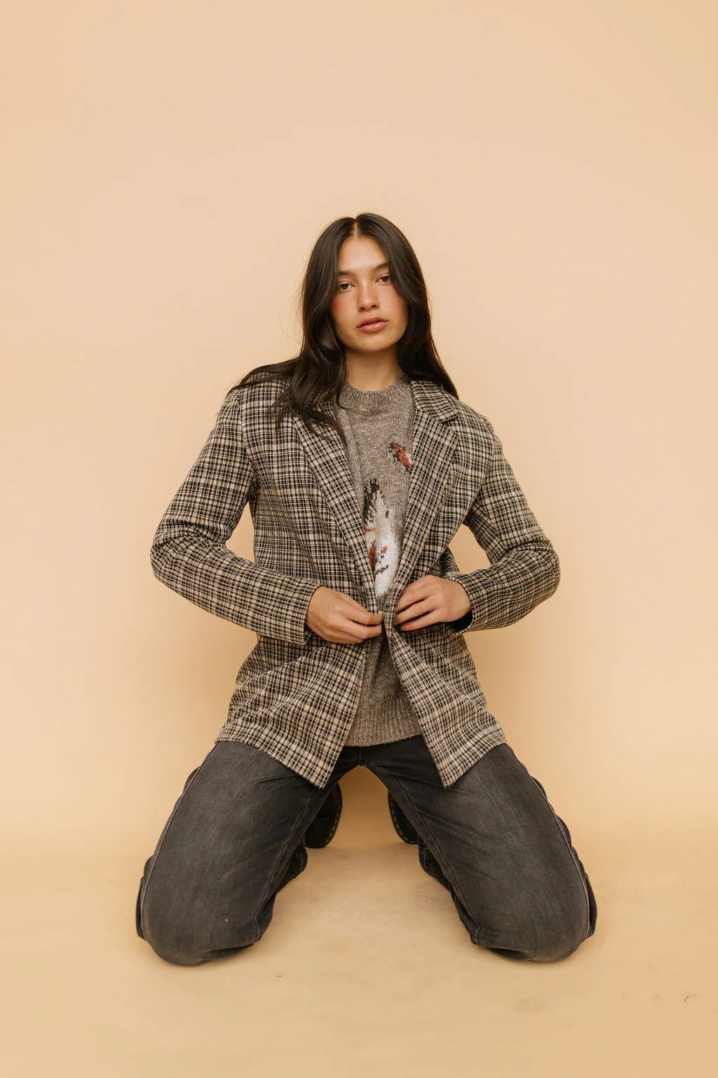 Sutton Plaid Blazer | Henly